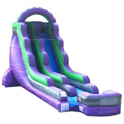 Purple Marble Slide 18ft