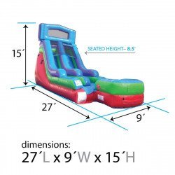 IMG 0330 1684892230 Modular Retro Rainbow Slide 15ft