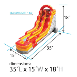 IMG 9858 1750717350 Fire Red Marble Slide 18ft